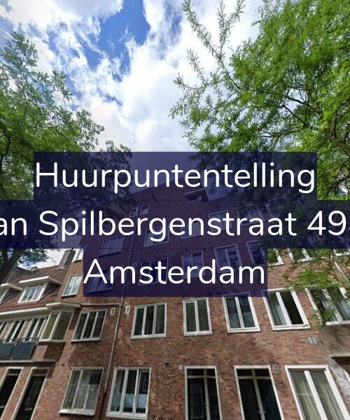 Foto gevel Huurpuntentelling voor Van Spilbergenstraat 49-3, Amsterdam