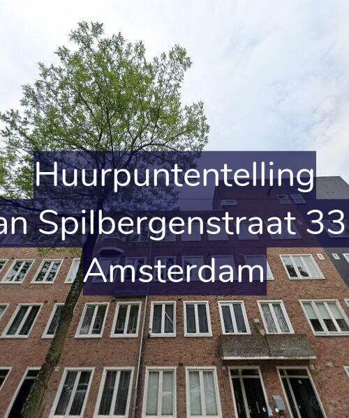 Foto gevel Huurpuntentelling voor Van Spilbergenstraat 33-3, Amsterdam