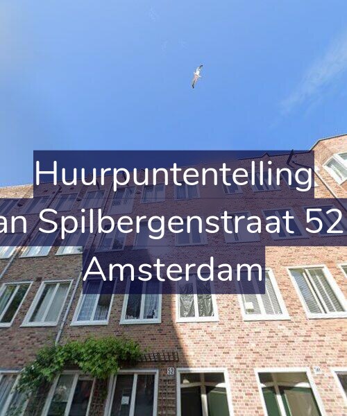 Foto gevel Huurpuntentelling voor Van Spilbergenstraat 52-2, Amsterdam