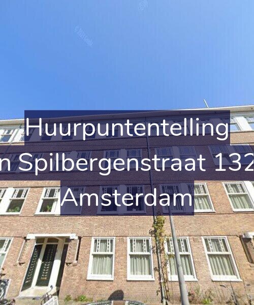 Foto gevel Huurpuntentelling voor Van Spilbergenstraat 132-H, Amsterdam