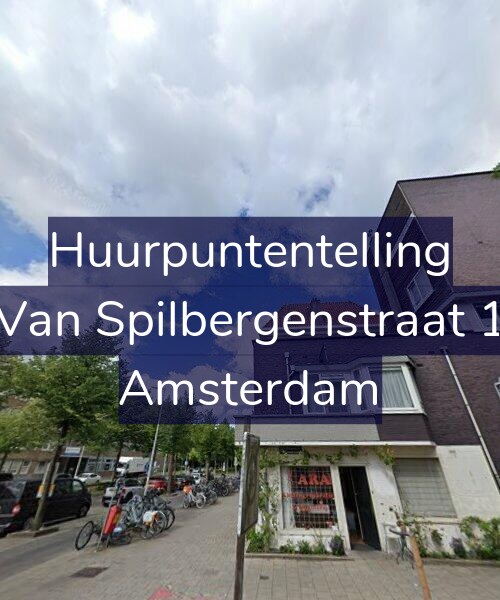 Foto gevel Huurpuntentelling voor Van Spilbergenstraat 1, Amsterdam