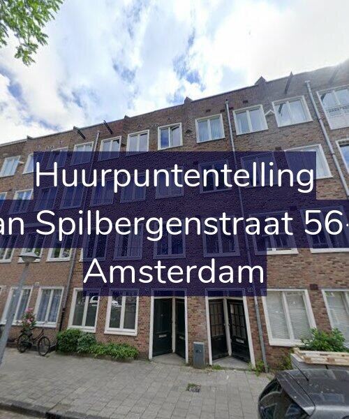 Foto gevel Huurpuntentelling voor Van Spilbergenstraat 56-H, Amsterdam