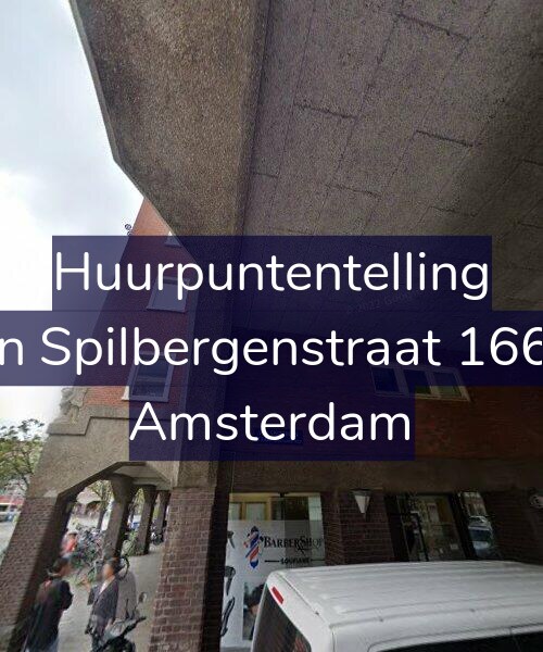 Foto gevel Huurpuntentelling voor Van Spilbergenstraat 166-G, Amsterdam