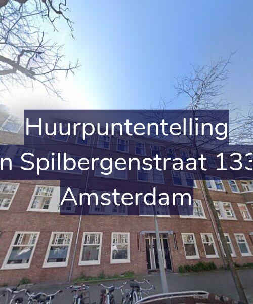 Foto gevel Huurpuntentelling voor Van Spilbergenstraat 133-2, Amsterdam