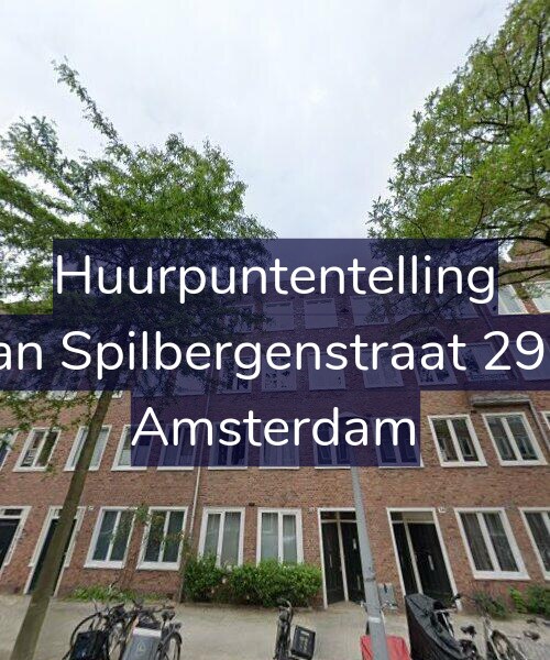 Foto gevel Huurpuntentelling voor Van Spilbergenstraat 29-1, Amsterdam