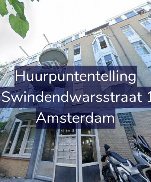 Foto gevel Huurpuntentelling voor Van Swindendwarsstraat 10-B, Amsterdam