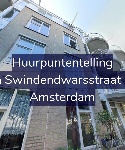 Foto gevel Huurpuntentelling voor Van Swindendwarsstraat 4-B, Amsterdam