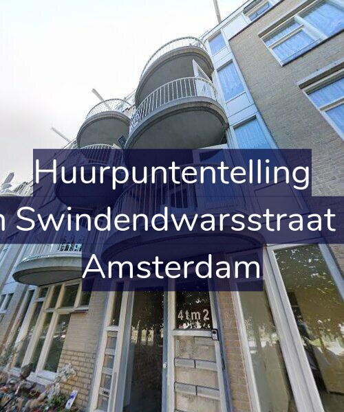Foto gevel Huurpuntentelling voor Van Swindendwarsstraat 2-E, Amsterdam