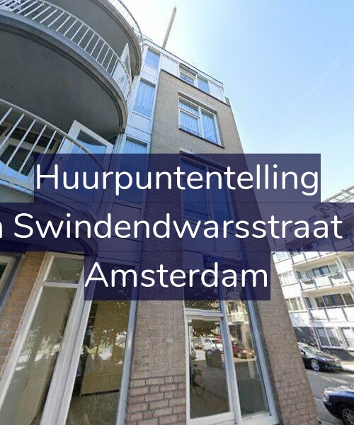Foto gevel Huurpuntentelling voor Van Swindendwarsstraat 2-D, Amsterdam