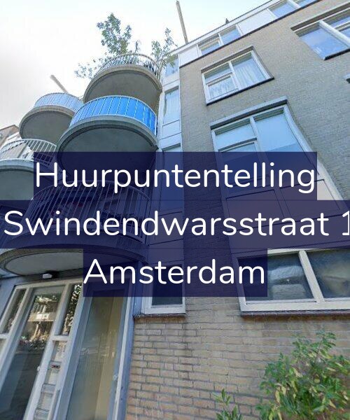 Foto gevel Huurpuntentelling voor Van Swindendwarsstraat 12-C, Amsterdam