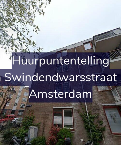 Foto gevel Huurpuntentelling voor Van Swindendwarsstraat 107, Amsterdam