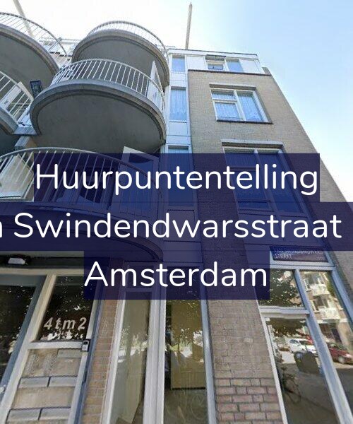 Foto gevel Huurpuntentelling voor Van Swindendwarsstraat 2-A, Amsterdam