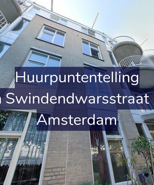 Foto gevel Huurpuntentelling voor Van Swindendwarsstraat 4-A, Amsterdam