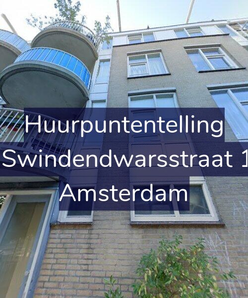 Foto gevel Huurpuntentelling voor Van Swindendwarsstraat 12-A, Amsterdam