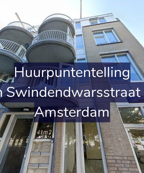 Foto gevel Huurpuntentelling voor Van Swindendwarsstraat 2-F, Amsterdam