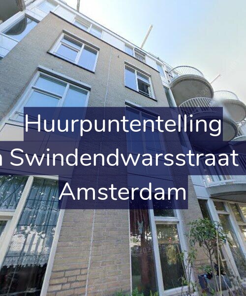 Foto gevel Huurpuntentelling voor Van Swindendwarsstraat 4-C, Amsterdam