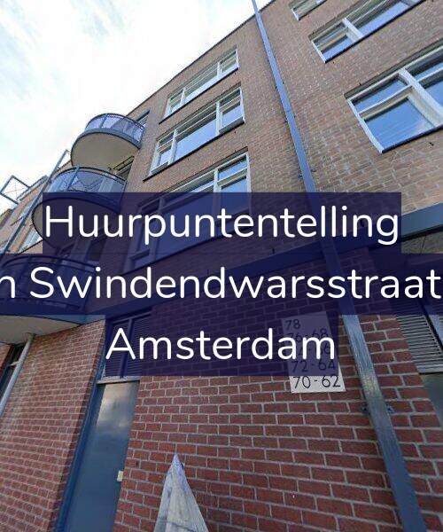 Foto gevel Huurpuntentelling voor Van Swindendwarsstraat 70, Amsterdam
