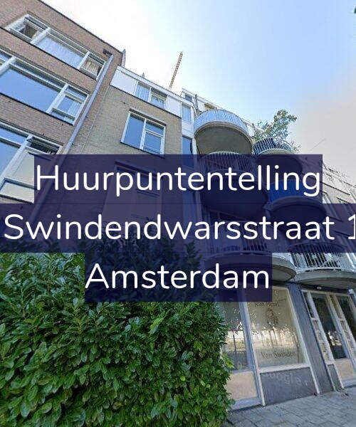 Foto gevel Huurpuntentelling voor Van Swindendwarsstraat 14-C, Amsterdam