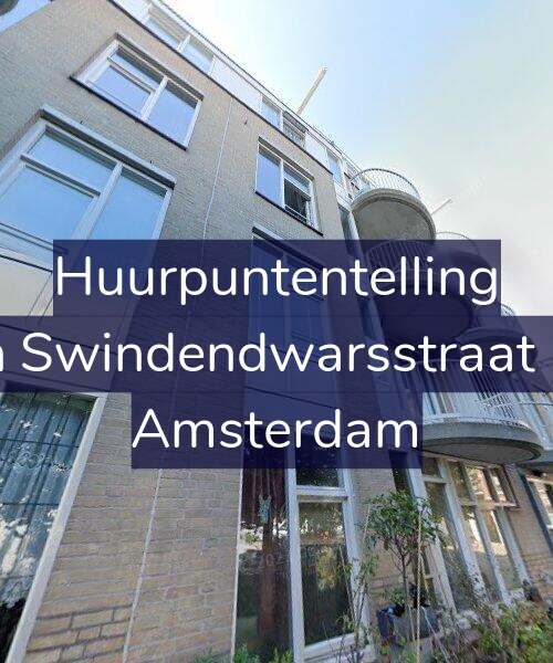 Foto gevel Huurpuntentelling voor Van Swindendwarsstraat 4-D, Amsterdam