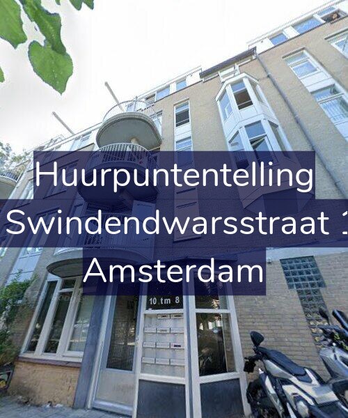 Foto gevel Huurpuntentelling voor Van Swindendwarsstraat 10-E, Amsterdam