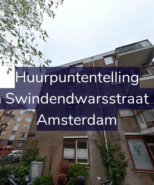Foto gevel Huurpuntentelling voor Van Swindendwarsstraat 105, Amsterdam