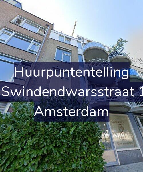 Foto gevel Huurpuntentelling voor Van Swindendwarsstraat 14-B, Amsterdam