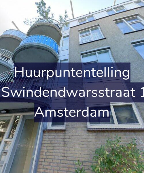 Foto gevel Huurpuntentelling voor Van Swindendwarsstraat 12-B, Amsterdam