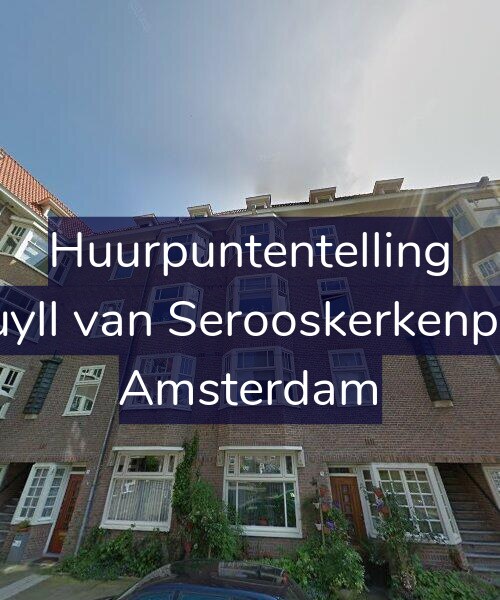 Foto gevel Huurpuntentelling voor Van Tuyll van Serooskerkenplein 23, Amsterdam