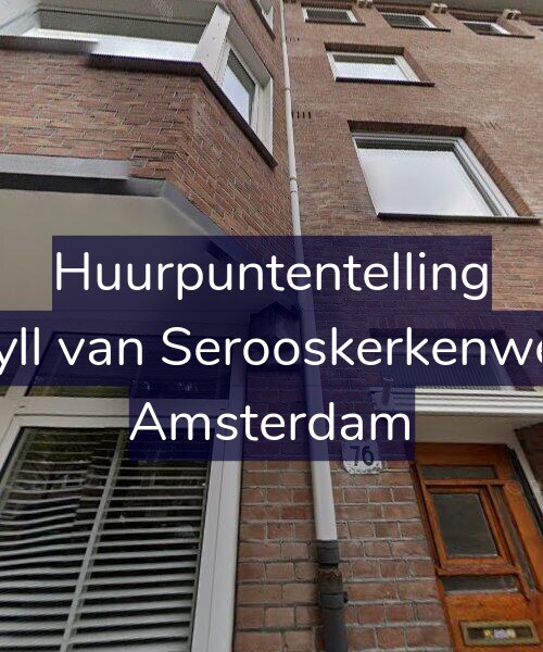 Foto gevel Huurpuntentelling voor Van Tuyll van Serooskerkenweg 74-1, Amsterdam