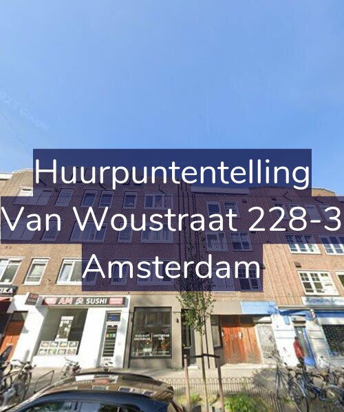 Foto gevel Huurpuntentelling voor Van Woustraat 228-3, Amsterdam