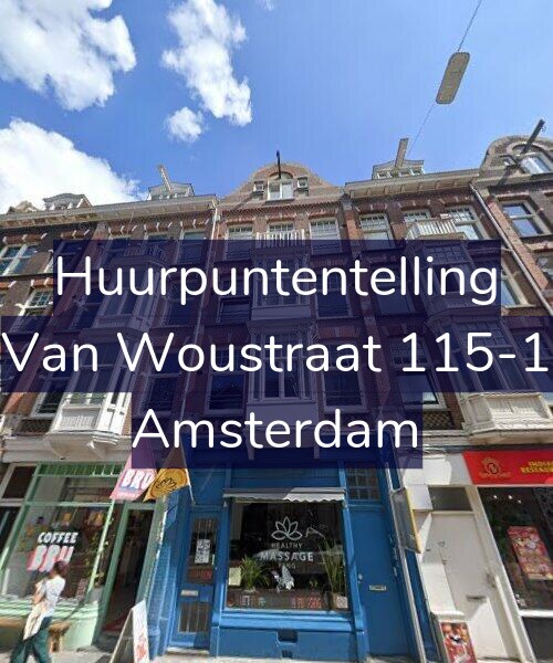 Foto gevel Huurpuntentelling voor Van Woustraat 115-1, Amsterdam