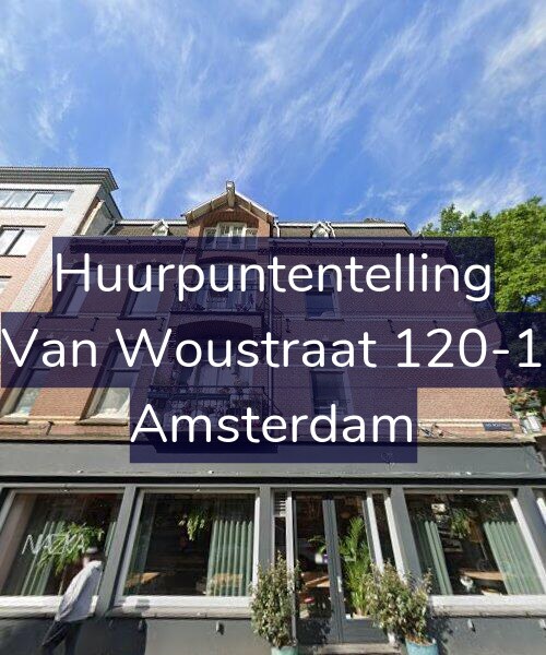 Foto gevel Huurpuntentelling voor Van Woustraat 120-1, Amsterdam
