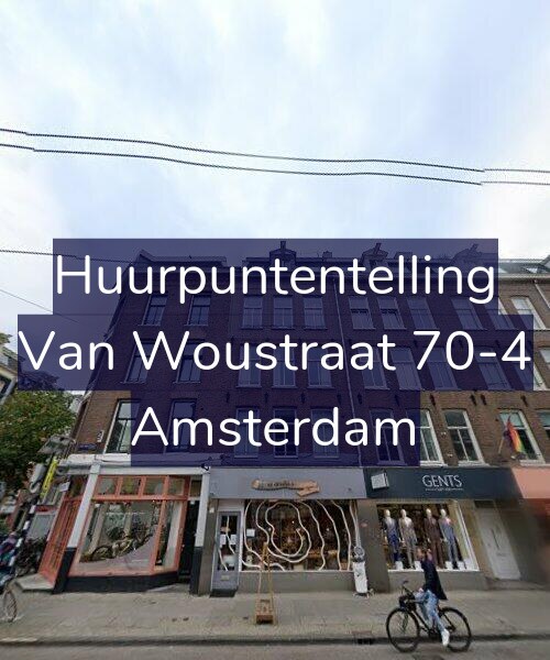 Foto gevel Huurpuntentelling voor Van Woustraat 70-4, Amsterdam