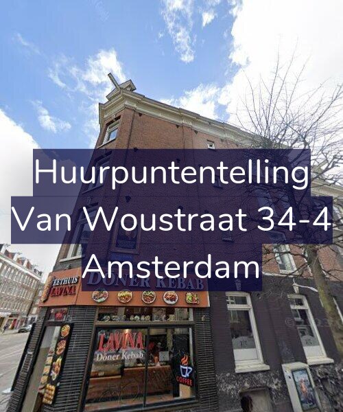 Foto gevel Huurpuntentelling voor Van Woustraat 34-4, Amsterdam