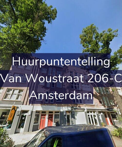 Foto gevel Huurpuntentelling voor Van Woustraat 206-C, Amsterdam