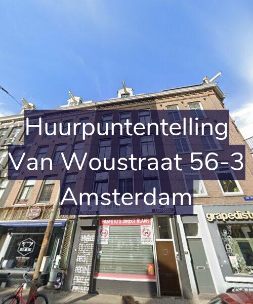 Foto gevel Huurpuntentelling voor Van Woustraat 56-3, Amsterdam
