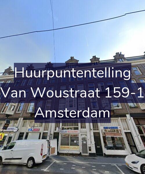 Foto gevel Huurpuntentelling voor Van Woustraat 159-1, Amsterdam