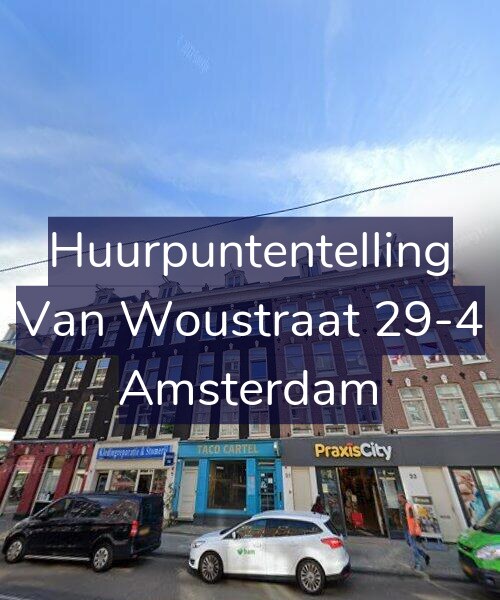 Foto gevel Huurpuntentelling voor Van Woustraat 29-4, Amsterdam
