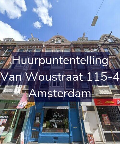 Foto gevel Huurpuntentelling voor Van Woustraat 115-4, Amsterdam