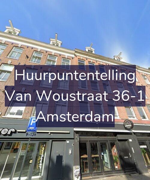 Foto gevel Huurpuntentelling voor Van Woustraat 36-1, Amsterdam