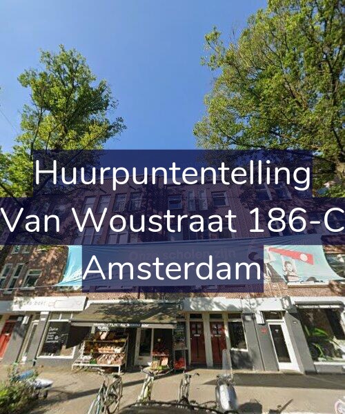 Foto gevel Huurpuntentelling voor Van Woustraat 186-C, Amsterdam