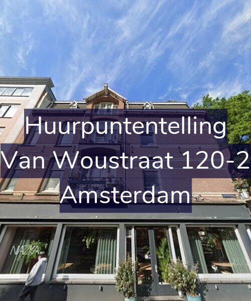Foto gevel Huurpuntentelling voor Van Woustraat 120-2, Amsterdam
