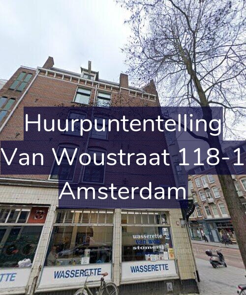 Foto gevel Huurpuntentelling voor Van Woustraat 118-1, Amsterdam