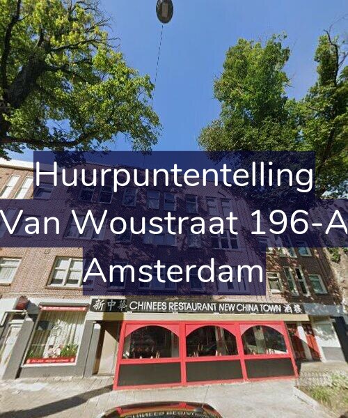 Foto gevel Huurpuntentelling voor Van Woustraat 196-A, Amsterdam
