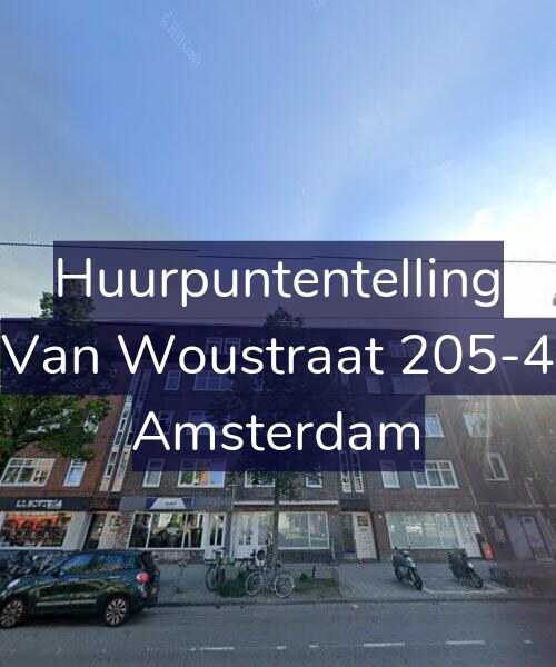 Foto gevel Huurpuntentelling voor Van Woustraat 205-4, Amsterdam