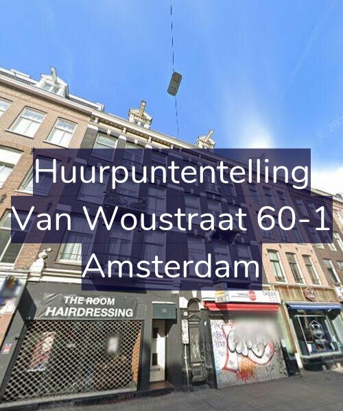 Foto gevel Huurpuntentelling voor Van Woustraat 60-1, Amsterdam