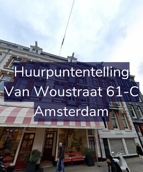 Foto gevel Huurpuntentelling voor Van Woustraat 61-C, Amsterdam