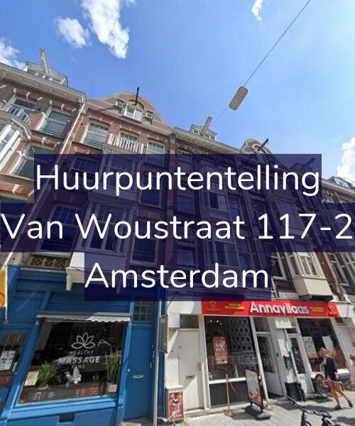 Foto gevel Huurpuntentelling voor Van Woustraat 117-2, Amsterdam