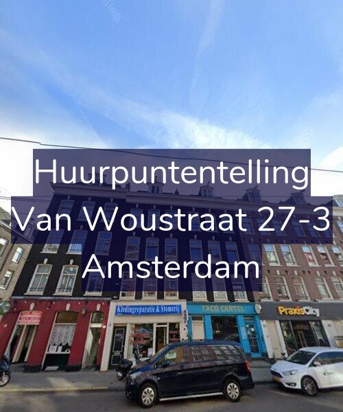 Foto gevel Huurpuntentelling voor Van Woustraat 27-3, Amsterdam