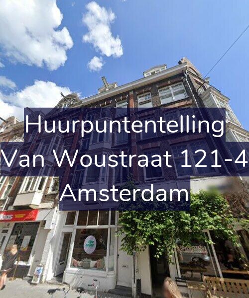 Foto gevel Huurpuntentelling voor Van Woustraat 121-4, Amsterdam